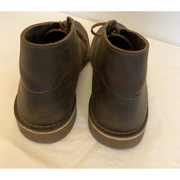 CLARKS Originals Men's Brown Leather Chukka Desert Boots US 11.5 EUC - Picture 4 of 9